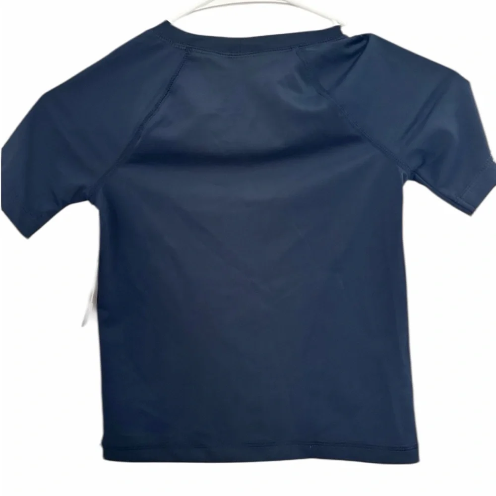 OshKosh Boys Wave King Swim Shirt - Navy Blue - Size 5 - New With Tags